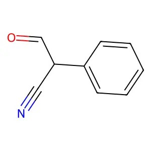 (2Z)-3-hydroxy-2-phenylprop-2-enenitrile structure