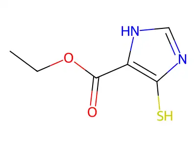 ethyl 5-mercapto-1H-imidazole-4-carboxylate structure