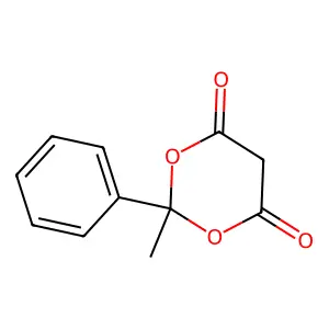 2-Methyl-2-phenyl-1,3-dioxane-4,6-dione structure