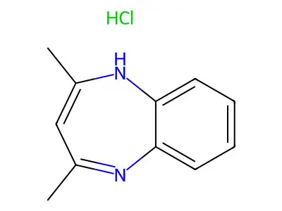 2,4-Dimethyl-3H-1,5-benzodiazepine structure