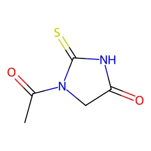 1-Acetyl-2-thiohydantoin structure