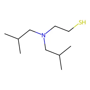 2-(二异丁基氨基)乙硫醇 structure