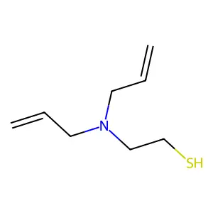2-(二烯丙基氨基)乙硫醇 structure