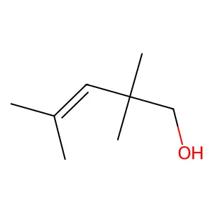 2,2,4-Trimethyl-3-penten-1-ol structure