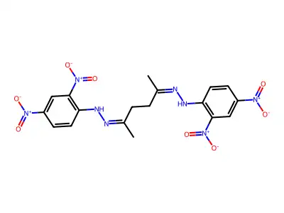 N-[(Z)-[(5Z)-5-[(2,4-dinitrophenyl)hydrazinylidene]hexan-2-y structure