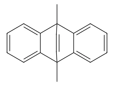 9,10-Dihydro-9,10-dimethyl-9,10-ethenoanthracene structure