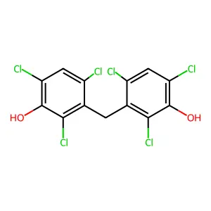 3,3'-Methylenebis(2,4,6-trichlorophenol) structure