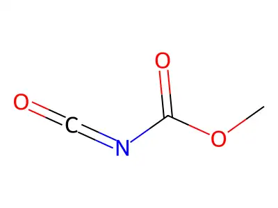 Methyl isocyanatoformate structure