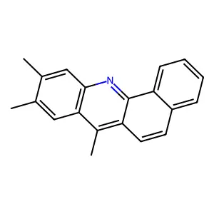 Benz(C)acridine, 7,9,10-trimethyl- structure