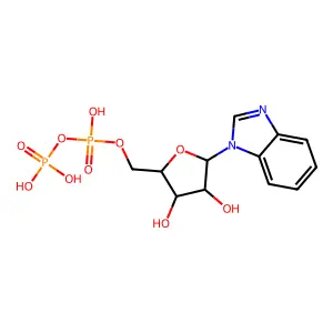 Benzimidazole ribonucleoside diphosphate structure