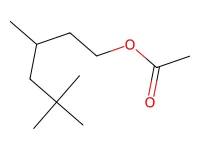 乙酸-3,5,5-三甲基己酯 structure