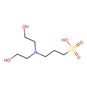 3-[双(2-羟乙基)氨基]丙磺酸 structure