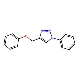 1H-1,2,3-Triazole, 4-(phenoxymethyl)-1-phenyl- structure
