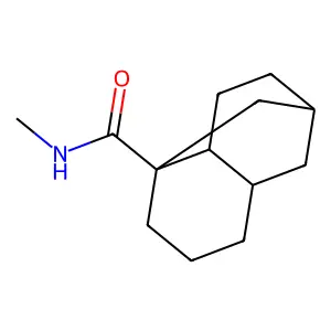1,6-Methanonaphthalene-1(2H)-carboxamide, octahydro-N-methyl- structure