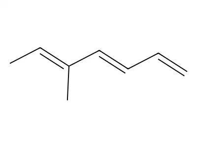 (E,E)-1,3,5-Heptatriene, 5-methyl- structure