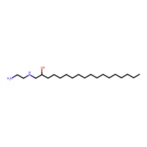 1-[(2-Aminoethyl)amino]octadecan-2-ol structure