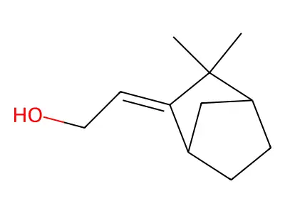 Ethanol, 2-(3,3-dimethylbicyclo[2.2.1]hept-2-ylidene)-, (2Z)- structure
