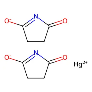 巯基琥珀酰亚胺汞 structure
