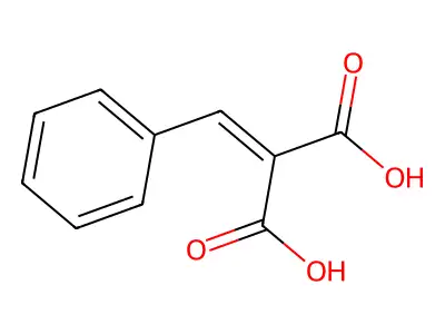 苯亚甲基丙二酸 structure