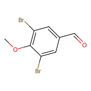 3,5-Dibromo-4-methoxybenzaldehyde structure