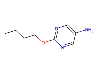 Pyrimidine, 5-amino-2-butoxy- structure