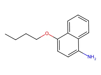 1-Naphthalenamine, 4-butoxy- structure