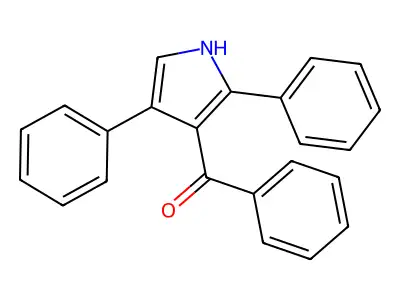 Methanone, (2,4-diphenyl-1H-pyrrol-3-yl)phenyl- structure