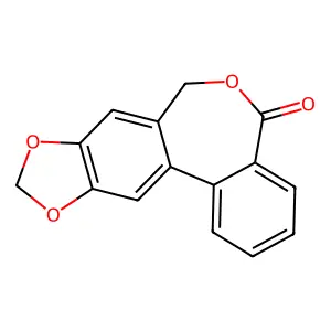 10H-6,9,11-Trioxabenzo[3,4]cyclohepta[1,2-f]inden-5(7H)-one structure