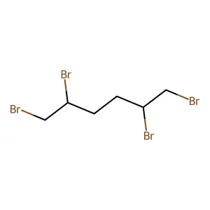 Hexane, 1,2,5,6-tetrabromo- structure