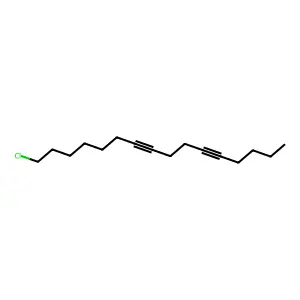 5,9-Hexadecadiyne, 16-chloro- structure