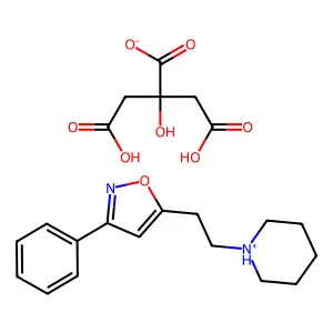 3-Phenyl-5-(2-piperidin-1-ylethyl)isoxazole structure