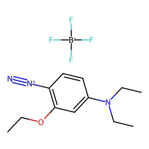 Benzenediazonium, 4-(diethylamino)-2-ethoxy-, tetrafluoroborate(1-) (1:1) structure