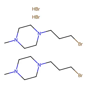 1-(3-Bromopropyl)-4-methylpiperazine structure