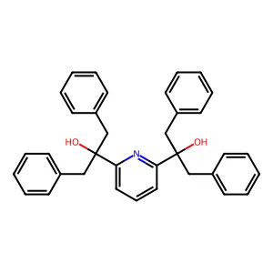 2,6-Bis(dibenzylhydroxymethyl)piperidines structure