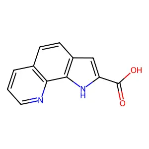 1H-吡咯并[3,2-h]喹啉-2-甲酸 structure