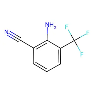 2-氨基-3-(三氟甲基)苯甲腈 structure