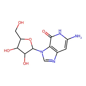 4H-Imidazo(4,5-c)pyridin-4-one, 6-amino-3,5-dihydro-3-beta-D-ribofuranosyl- structure