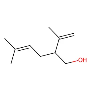 Lavandulol, (+-)- structure