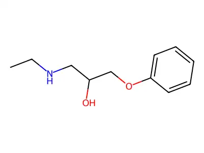 1-(Ethylamino)-3-phenoxypropan-2-ol structure