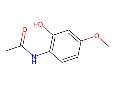 2'-Hydroxy-4'-methoxyacetanilide structure
