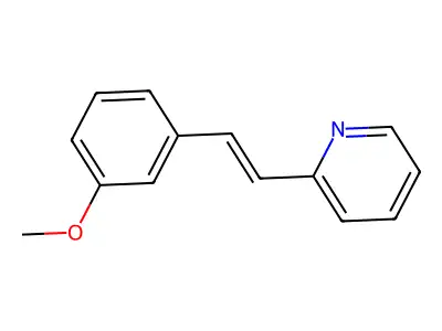 (E)-2-(3-Methoxystyryl)pyridine structure