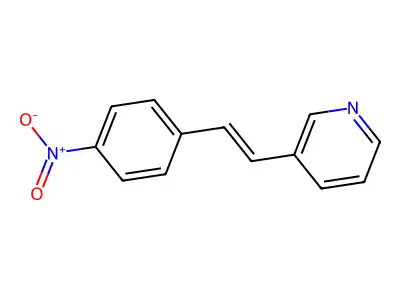 3-(4-Nitrostyryl)pyridine structure