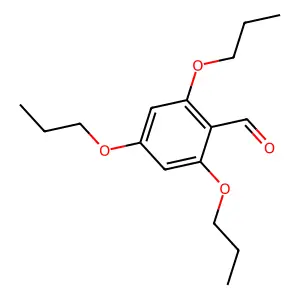 2,4,6-三丙氧基苯甲醛 structure