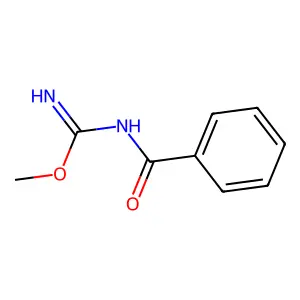 Carbamimidic acid, benzoyl-, methyl ester structure