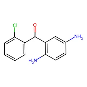 Benzophenone, 2,5-diamino-2'-chloro- structure
