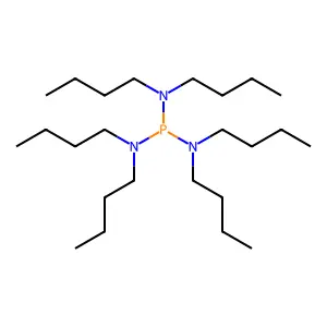 Tris(dibutylamino)phosphine structure