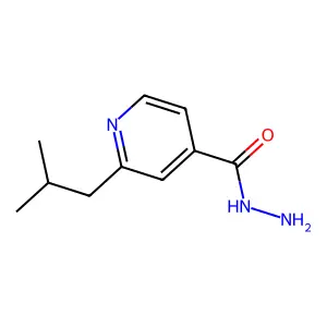 2-Isobutylisonicotinic acid hydrazide structure