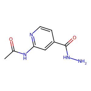 N-(4-(Hydrazinecarbonyl)pyridin-2-yl)acetamide structure