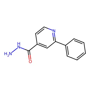 2-Phenylpyridine-4-carbohydrazide structure