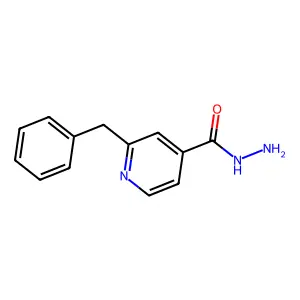 2-Benzylpyridine-4-carbohydrazide structure